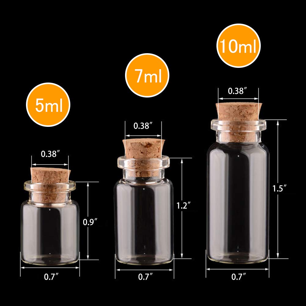 DIY Arts Crafts Kit, Sand Art Bottles Arts and Crafts Party Set for Kids, 20 Bottles, 10 Bags of Sand, Beach Seashells