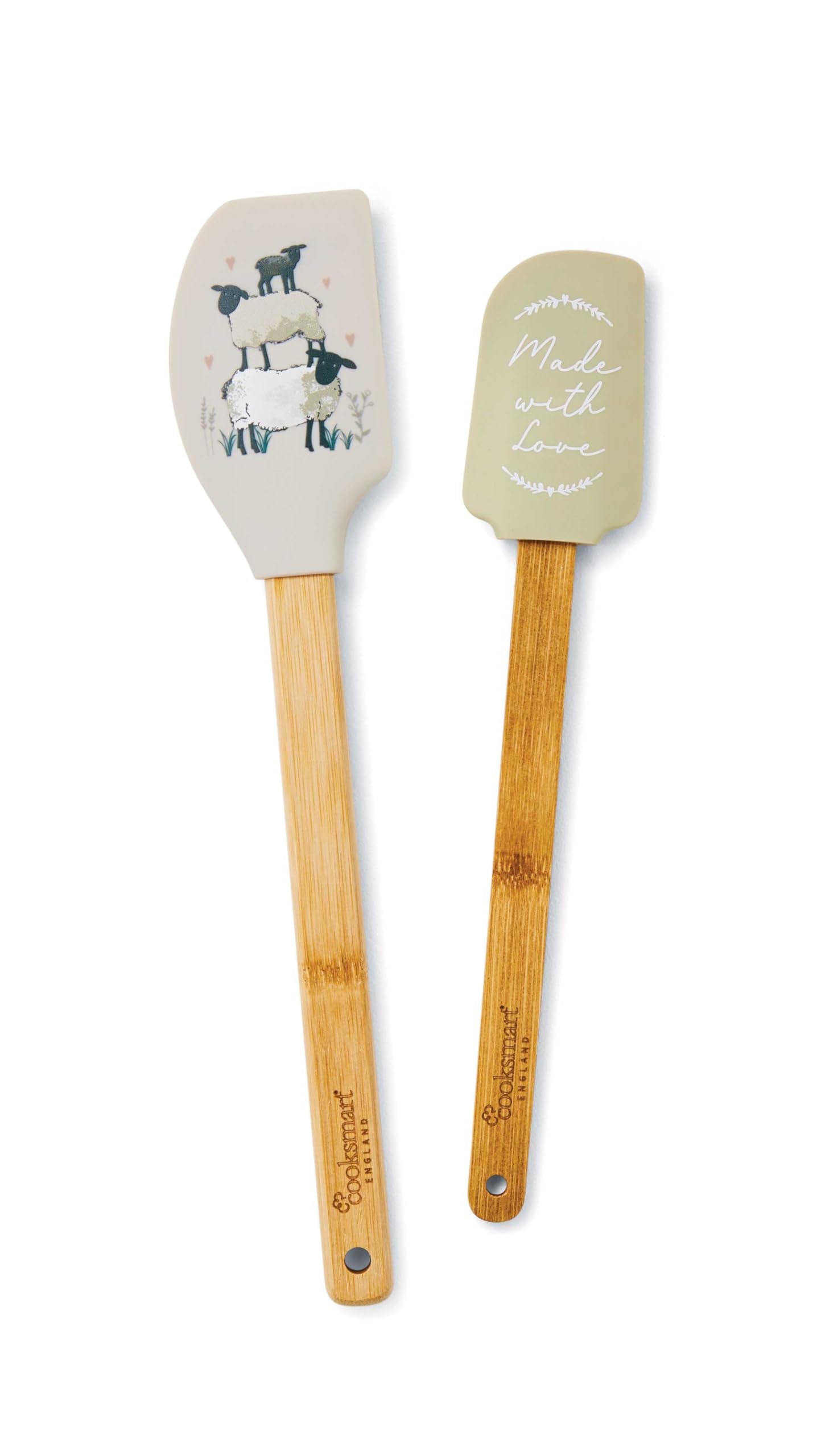 Cooksmart Pack of 2 Spatulas for Cooking | British Designed Cooking Spatula Great for Cooking Fry Up's | Spatulas & Turners for All Kitchens - Highland Sheep