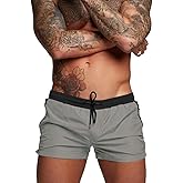 COOFANDY Men's Swim Trunk Quick Dry Swimwear Mesh Lining Bathing Suit Swimsuit Board Beach Sport Short