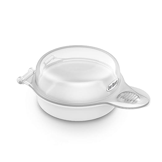 Chef Buddy 82-Y3496 Máquina para hacer huevos en microondas, un ...