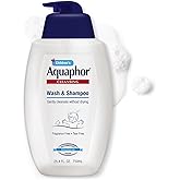 Aquaphor Children's Body Wash and Shampoo, Fragrance Free, Tear Free Shampoo and Body Wash for Kids, From Pediatrician-Recommended Brand, 25.4 Fl Oz Pump Bottle