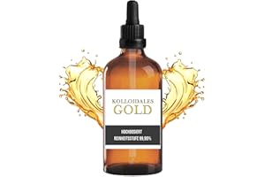 Colloidal Gold 200 ppm 100 ml Colloidal Gold Water "Monoatomic Gold" Gold Chloride