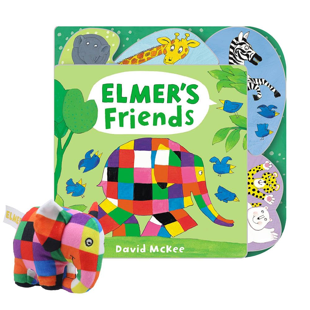 Books and Puppets:Elmer's Friends Inc Finger Puppet