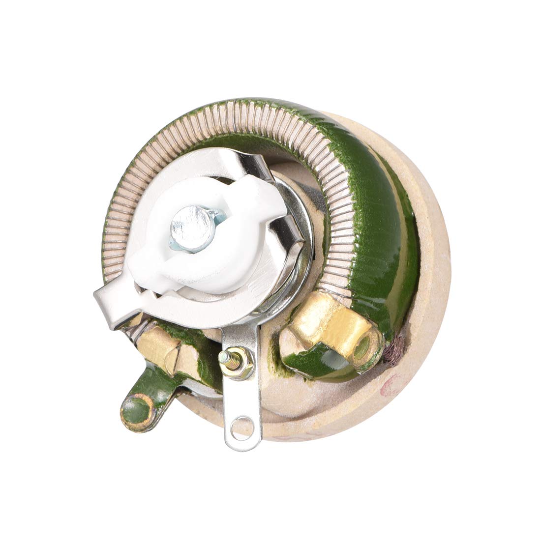 Potentiomètre Céramique 50W 1K - Rhéostat Variable Pour Variateur Lumière, Contrôle Vitesse Moteur - Avec Bouton Moleté - 2