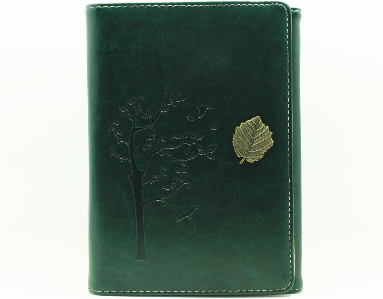 VALERY - Vintage PU Leather Journal I Bound Writing Notebook A6 I Refillable Travel Diary With Lined Pages, Magnetic Closure and Soft Touch Cover, 100 Sheets and 200 Pages, Acid-Free Paper - Yellow