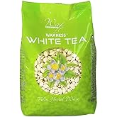 Waxness Film Hard Wax Beads White Tea Cream 1.1 lb (500 g) – Stripless Professional Hard Wax with White Tea Scent for Face & Body, Smooth Application – Made in Italy