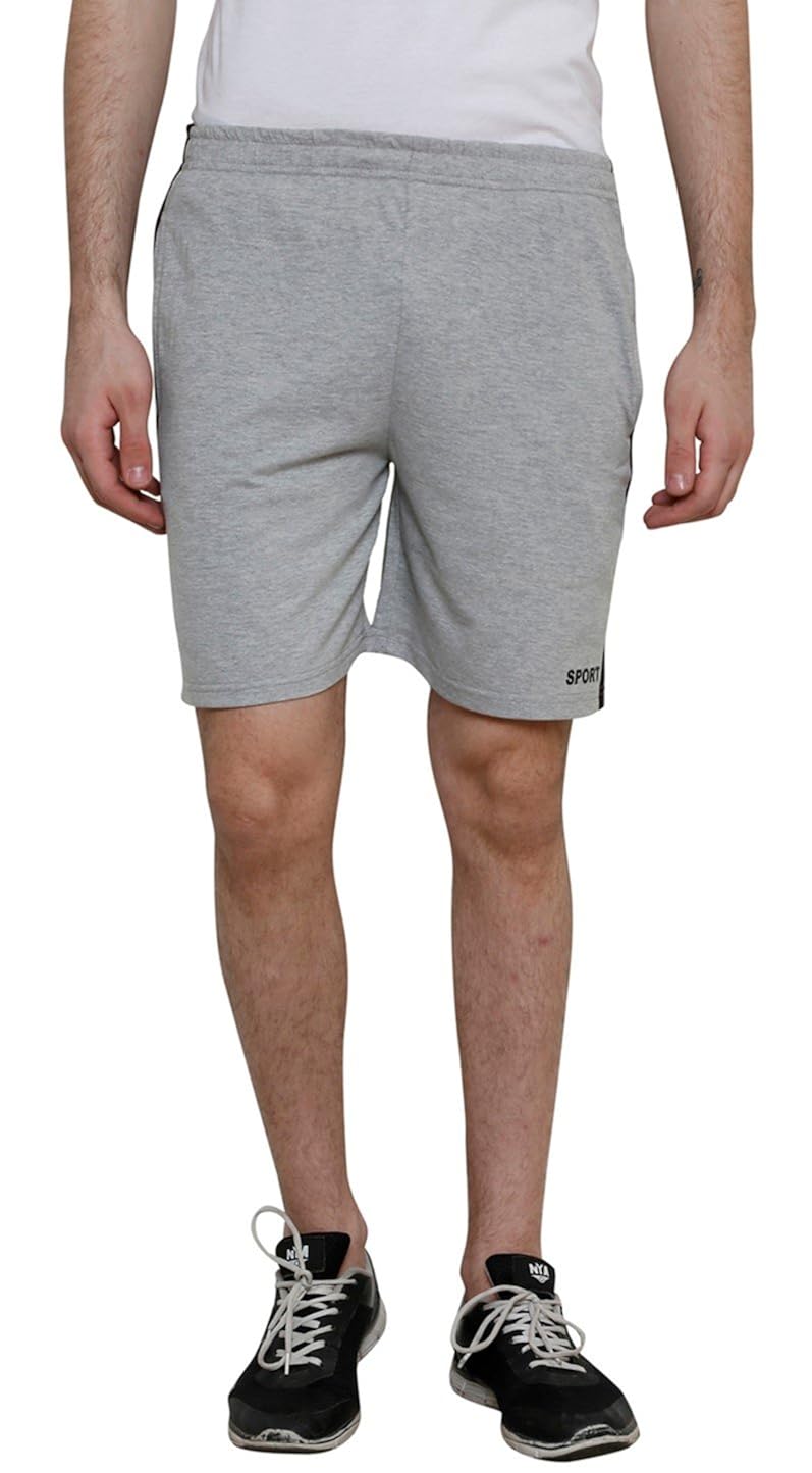 syda men's cotton shorts + grey