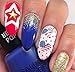 4th of July I Love America Nail Art Waterslide Decals Set #2 - Great for Memorial Day! - Salon Quality!