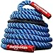 Rep V2 Blue/Red Battle Rope, 1.5 inch - 30 ft