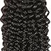 CYNOSURE Kinky Curly Bundles Human Hair 12A Brazilian Human Hair Bundles Unprocessed Curly Weave Bundles Natural Black 8 10 12inches