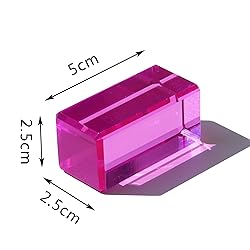 Rainbow Crystal Acrylic Strip Blocks Rectangle