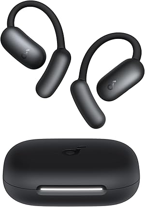 soundcore AeroFit 2 by Anker, Open-Ear Kopfhörer, KI-Übersetzung, anpassbare Ohrbügel, Fester Halt, tiefer Bass, Hi-Res Audio, 42h Spielzeit, Bluetooth 5.4, kabellos Laden, IP55, klare Anrufe durch KI