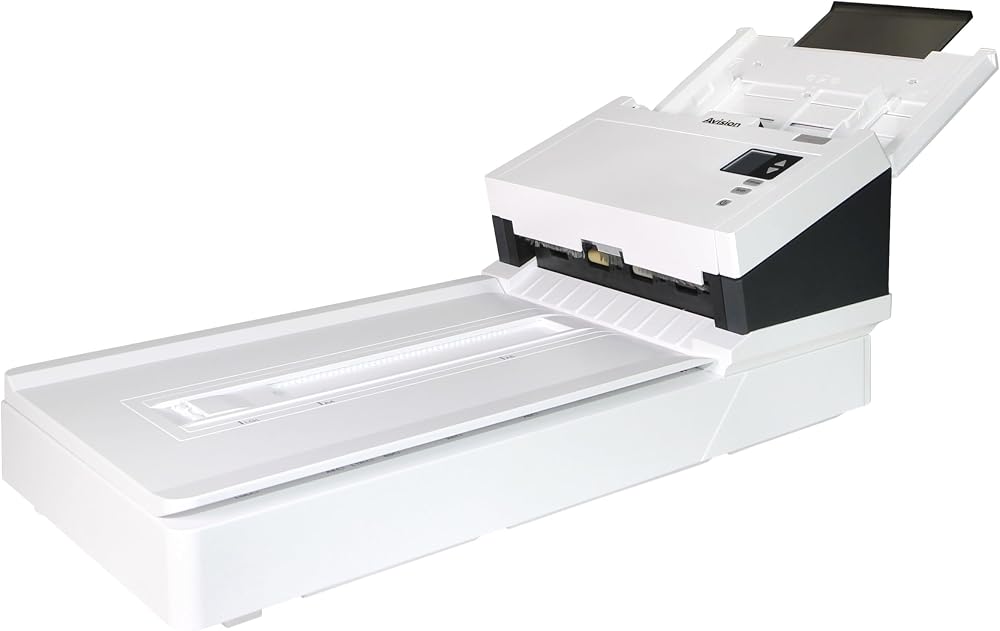 Avision AD345GFWN A4 Document Scanner 60ppm Duplex USB 3.2 LAN Wi-Fi