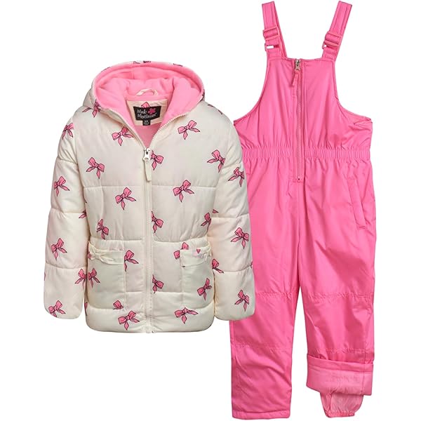 Carters Bibs Carter's Kids' 2-Piece Snowsuit Set Waterproof Bib