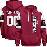 KREDE Hoodie Personalized Sweatshirt for Youth Custom Name and Number Gifts