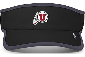 Pacific Headwear Standard NCAA Collegiate Lite Series Active Visor-Comfortable, Adjustable, Lightweight Sports Cap