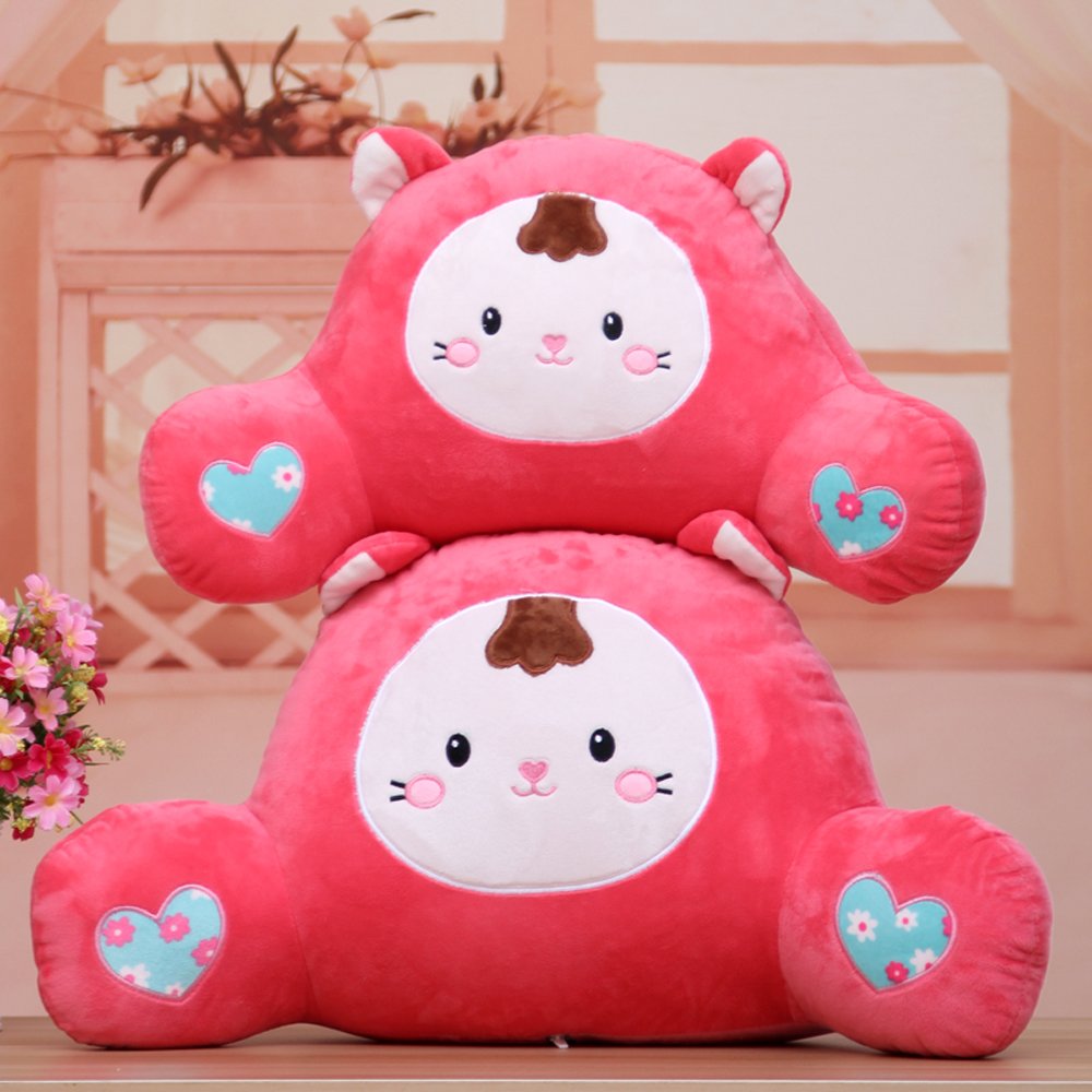 Mlotus Cute Pink Bedrest Pillow Kids Girls Best Bed Rest Pillows