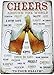 CHEERS AROUND THE WORLD Beer Tin Signs,12 x 8 inches