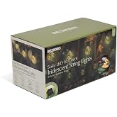 Ideaworks Solar Iridescent String Lights - 10ct Large