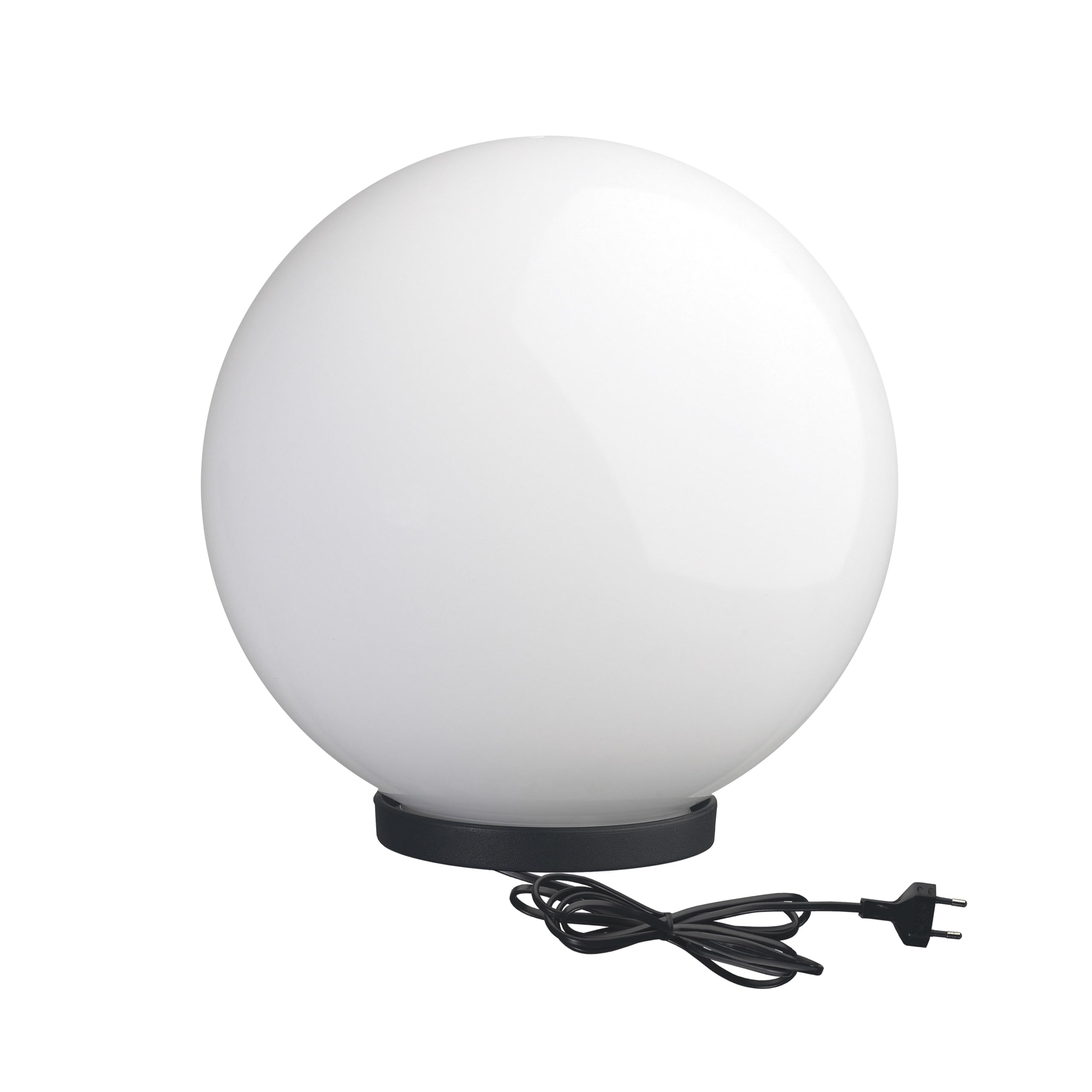 Dopo Lighting - Floor lamp GLOU white-black Ø40cm outdoor IP44