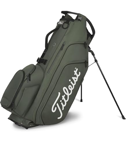 Amazon.com : Titleist - Premium Stand Bag - Black/White : Sports