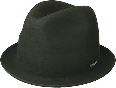 high crown felt hat