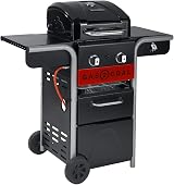 Char-Broil Gas2Coal 210 Hybrid Grill Gas Barbecue Black view 2