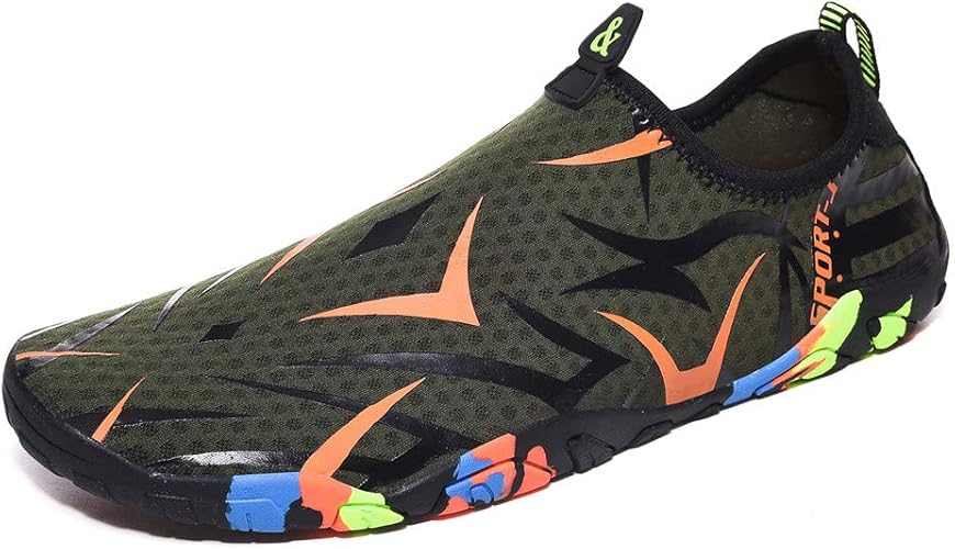 Amazon Torisha アクア シューズ ウォーター シューズ メンズ レディース マリン シューズ アウトドア 速乾 水陸両用 ビーチ アクア 男女兼用 スポーツ ダイビング ウォーキング シューズ グリーン 24 0 Cm Torisha ウォーターシューズ