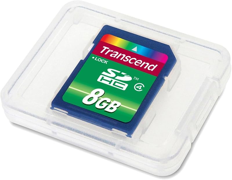 Transcend 8GB SDHC Class 4 Memory Card Standard Storage 8GB SDHC Card