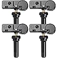 9L3Z-1A189-A TPMS Sensor Tire Pressure Sensor Set of 4 Compatible with Ford F150 F250 F350 Escape Explorer Mustang Edge Fusion Lincoln MKT MKC MKS 9L3Z1A189A,CM5T1A150AA,DE8T1A180AA TPMS-12 315 MHz