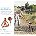 URPOWER Dog Harness Durable Dog Leash Heavy Duty & Adjustable Dog Collar Anti-Twist Dog Leash Harness for Small Medium & Large Dogs Perfect for Walking Running Training (S (12.9