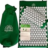 Good For Wellness Acupressure Mat and Pillow | Neck, Sciatica and Back Pain Relief | Migraine & Stress Relief | Back Massager and Neck Pillow | Imrpoved Sleep and Less Stress in Minutes