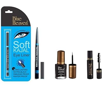 Blue Heaven Vallydreamz Kajal, Eyeliner and Mascara -Combo of 3 Items