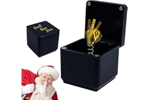 RIVANOER Gag Funny Gifts for Adults, White Elephant Christmas Gifts for Men,Prank Joke Gag Gift for Brother,Middle Finger in a Box