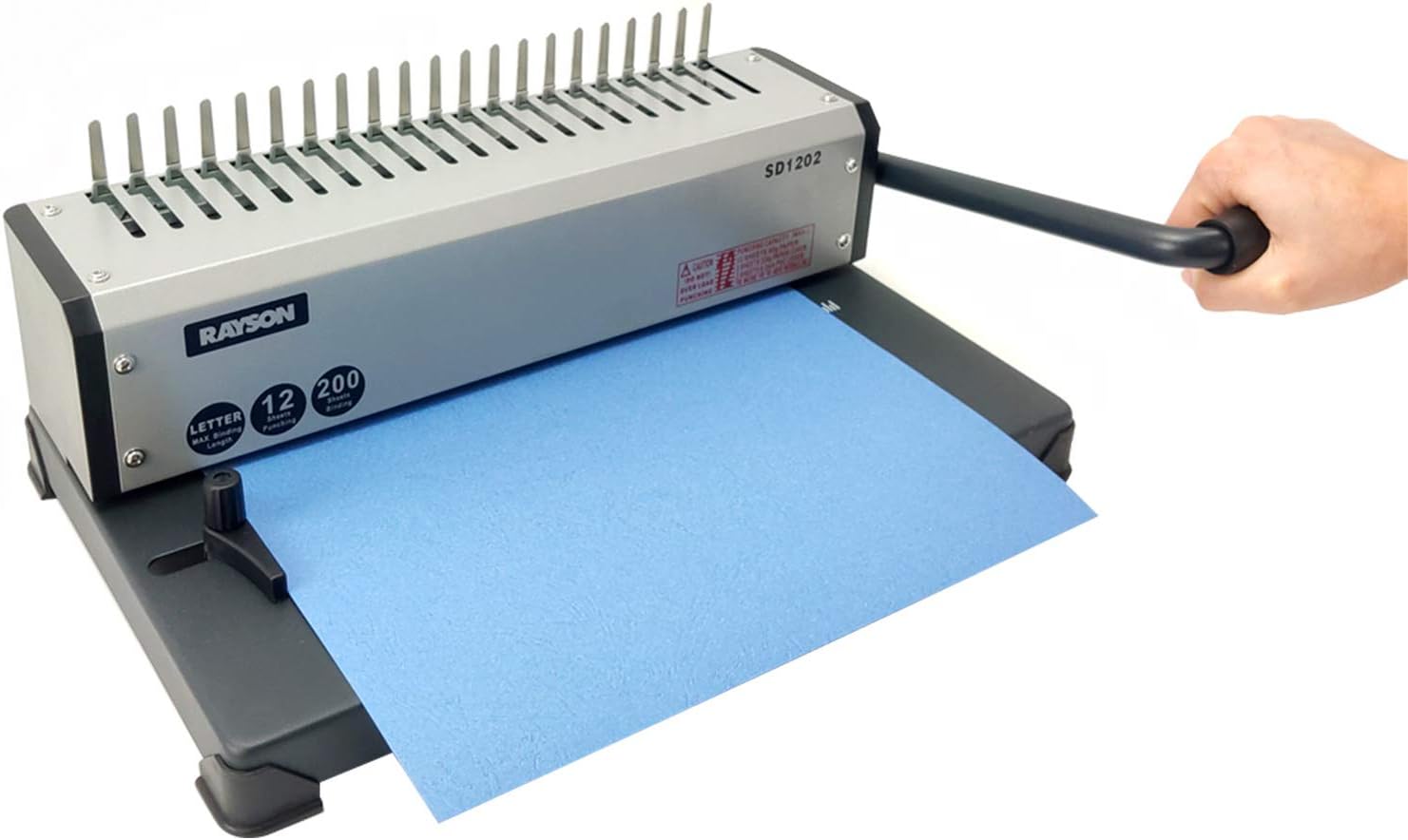 RAYSON SD1202 Binding Machine with Combs Set - 19 Hole Comb Binder Punching or Binding : Office Products
