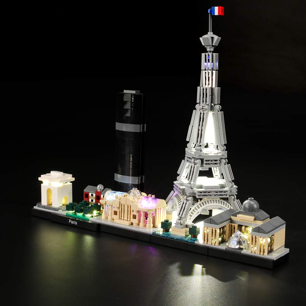 LIGHTAILING Light Set For (Architecture Paris) Building Blocks Model - Led Light kit Compatible With Lego 21044(NOT Included The Model)
