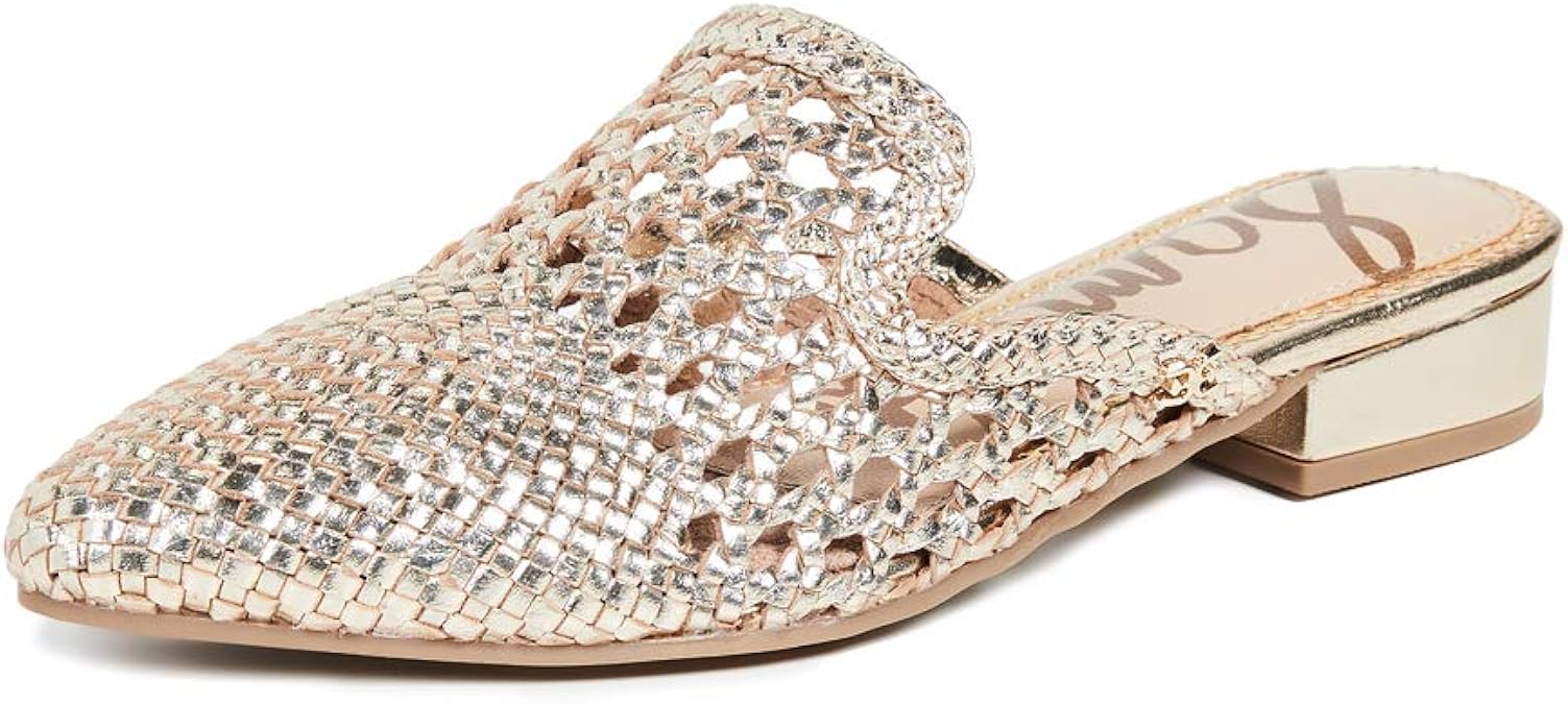 sam edelman gold mules