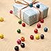 Outus 1000 Pieces Round Wood Beads Assorted Color Wooden Beads for DIY Jewelry Making, 8 mm, 10 mm and 12 mm
