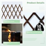 Toyosport Expandable Wooden Trellis Panels 2 Pcs Wall Garden Indoor Outdoor view 7