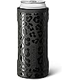 BrüMate Hopsulator Slim Double-walled Stainless Steel Insulated Can for 12 Oz Slim Cans (Onyx Leopard)