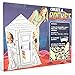 Cardboard Playhouse for Kids to Color - Create an Easy Rocket Ship with Included Markers and Over 40 Glow-in-The-Dark Stickers!