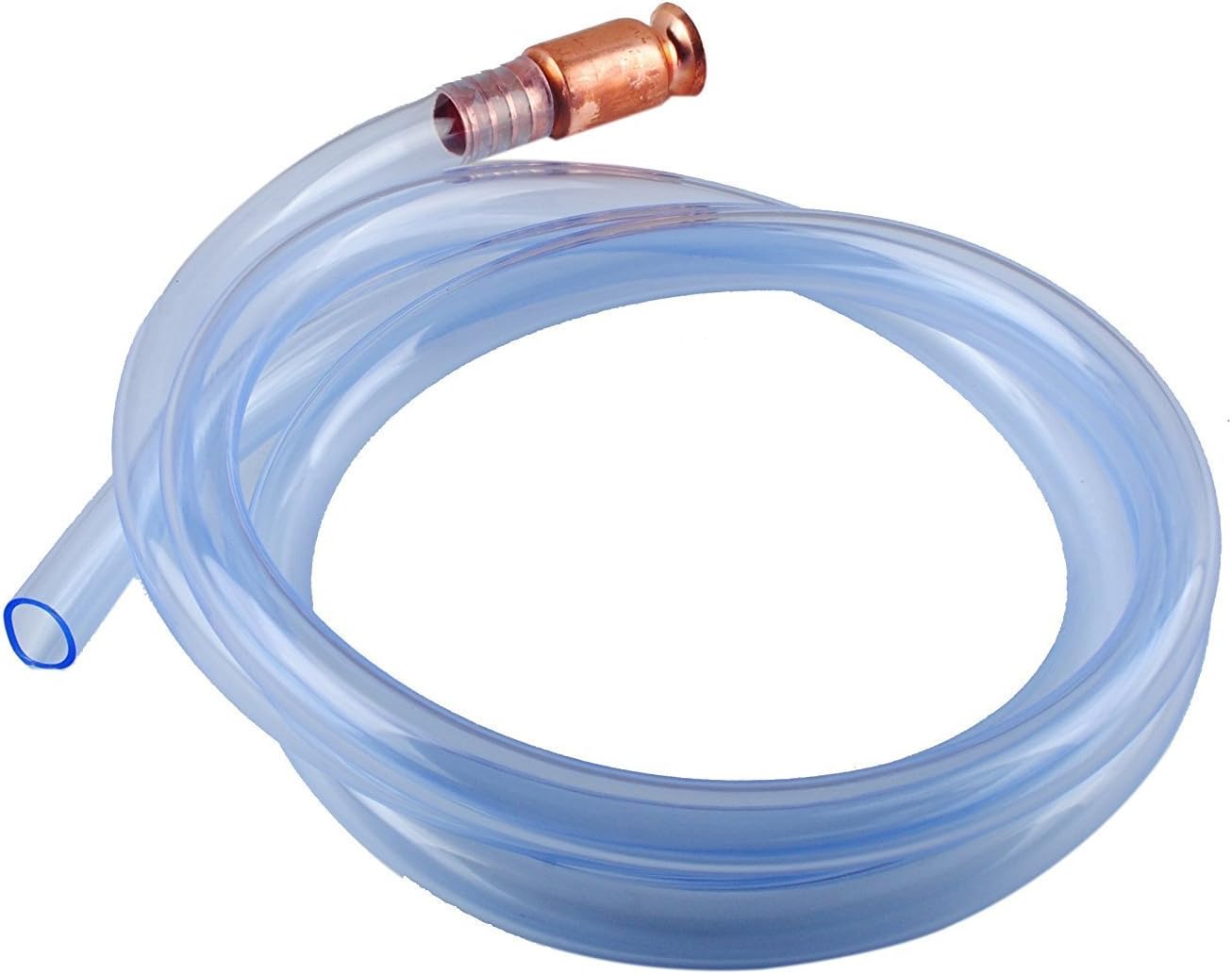 Wadoy Jiggle Syphon Self Priming Gas Siphon Pump Gasoline/Fuel/Water Shaker Siphon Safety Self Priming Hose 6ft -1/2" Valve