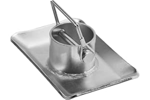 Rockane Trailer Jack Foot Plate 5000lbs Capacity with Pin Base for Boat Hitch Camper,A-Frame Boat, RV - Removable Trailer Foot Plate