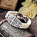 Multilayer Imitation Pearl Strand Bracelet Crystal Bracelet for Women Gilrs Cyber Monday Week Deals