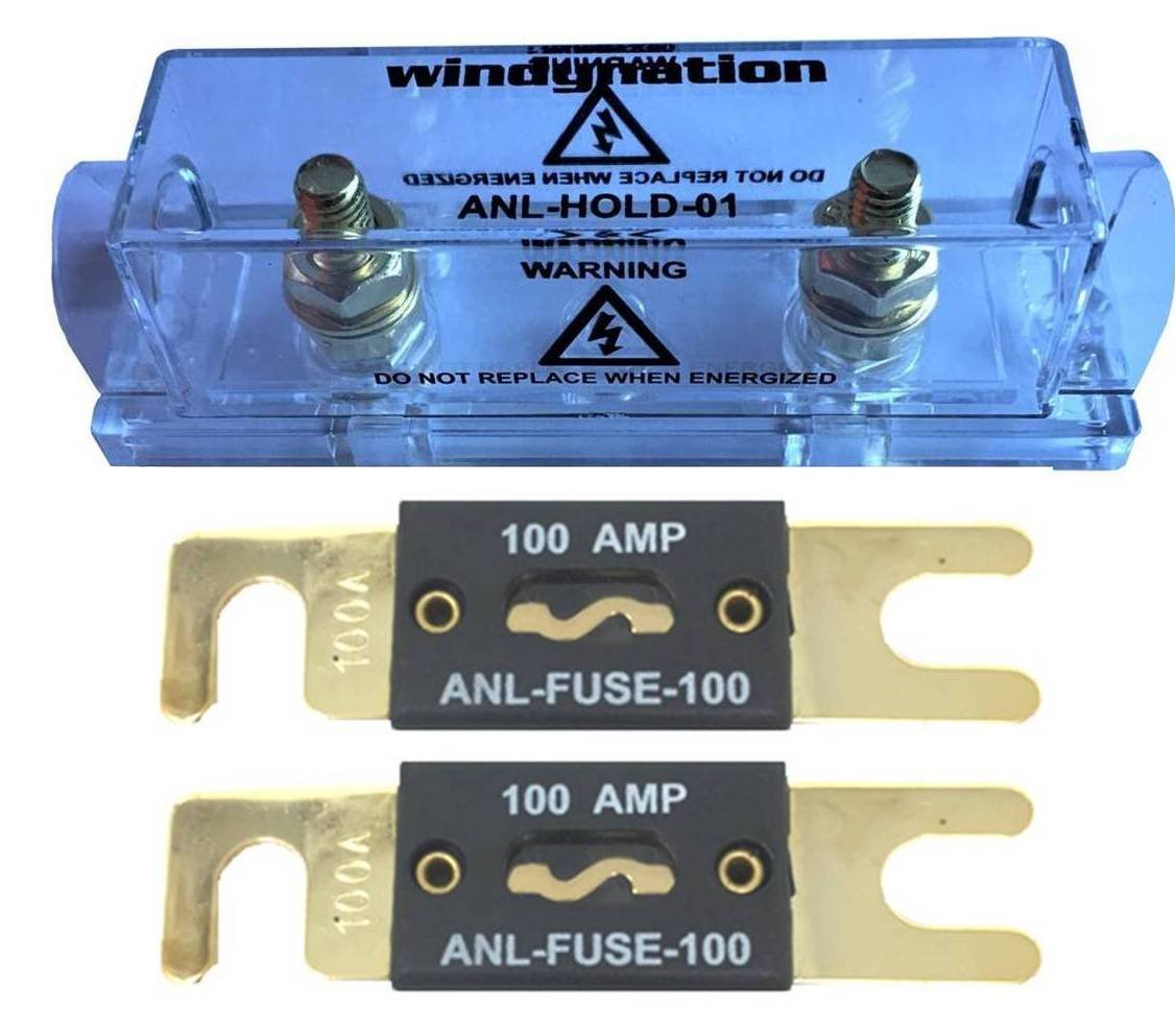 WindyNation ANL Fuse Holder + ANL Fuse