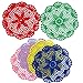 YoCosii 6pcs Doilies Cloth Lace Crochet Doilies Doilies for Tables Table Place Mats Placemats for Kitchen Coasters Doilies Round Handmade Crochet Cotton Lace Glass Bowl Dish Dining Table Mats 8 Inch