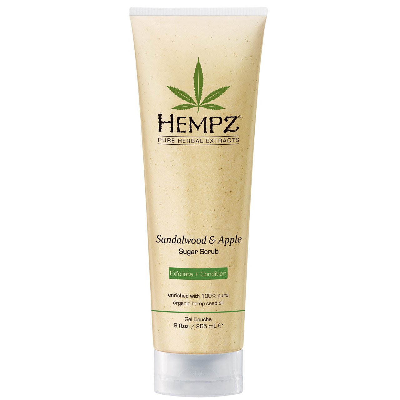 Hempz Herbal Body Scrub, Sandalwood And Apple 9 Ounce