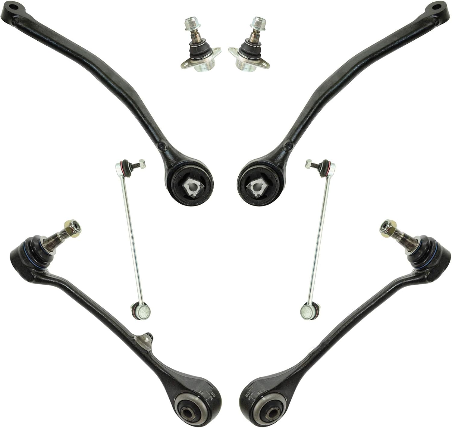 TRQ Front Lower Control Arm Ball Joint Sway Bar Link Suspension Kit 8pc for X3
