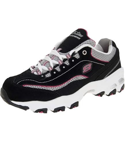 Amazon.com | Skechers Women's D'lites Hiker Trainers, Chocolate