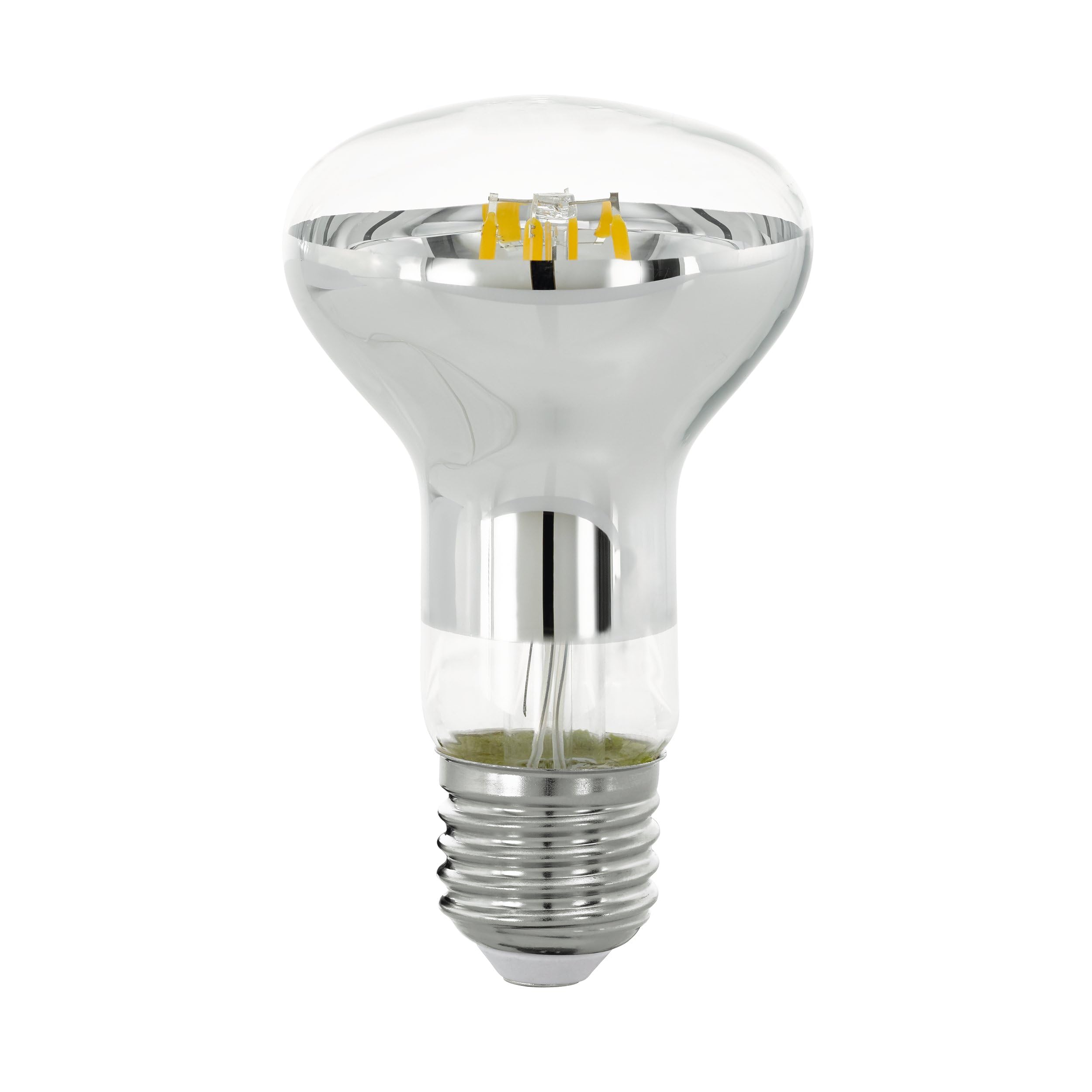 Eglo Dimmable LED Light Bulb, E27 Reflector, 5.5 watt (Equivalent to 40 watt), 470 Lumen, Warm White lamp, 2700 Kelvin, Spotlight R63, Ø 1.2"
